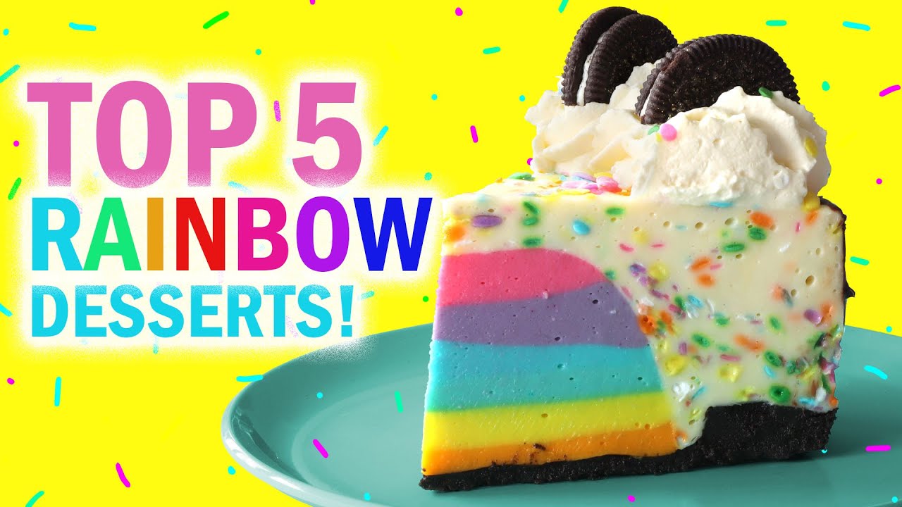 ТОП-5 радужных десертов! — The Scran Line