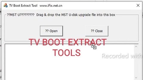 TV boot EXTRACT TOOLS   master mboot