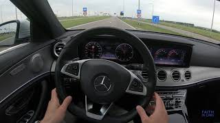 Mercedes Benz E220d W213 POV driving experience  4K High Quality