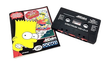 Every Simpsons Game on the ZX Spectrum - A Brief History