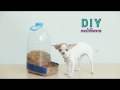 D.I.Y Dog Feeder ขวดน้ำใสให้อาหาร ทำง่ายใน 5 นาที