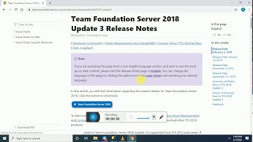 How to download and install TFS 2018