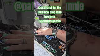second @PatternsByAnnie bag the making of Drop Zone for the HUBs #bagmaking #newskills
