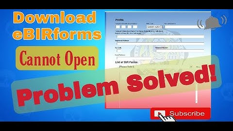 A simple way on how to solve eBIRForms offline that won