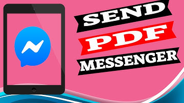 How To Send PDF File In Facebook Messenger  EASY