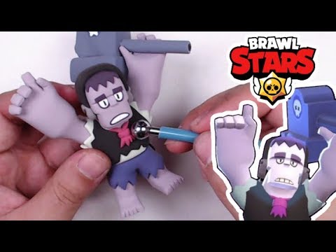 Frank Brawl Stars Supercell Clay Tutorial How To Make Clay Figrue Brawlstars - fondant leon brawl stars