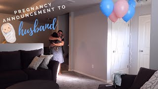 Pregnancy announcement to husband!