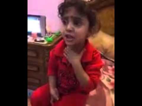 بنت صغيره من السماوه تحجي على أبوه تموت من الضحك