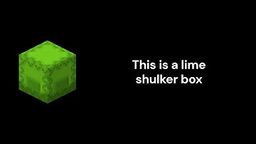 Lime Shulker Box - Minecraft
