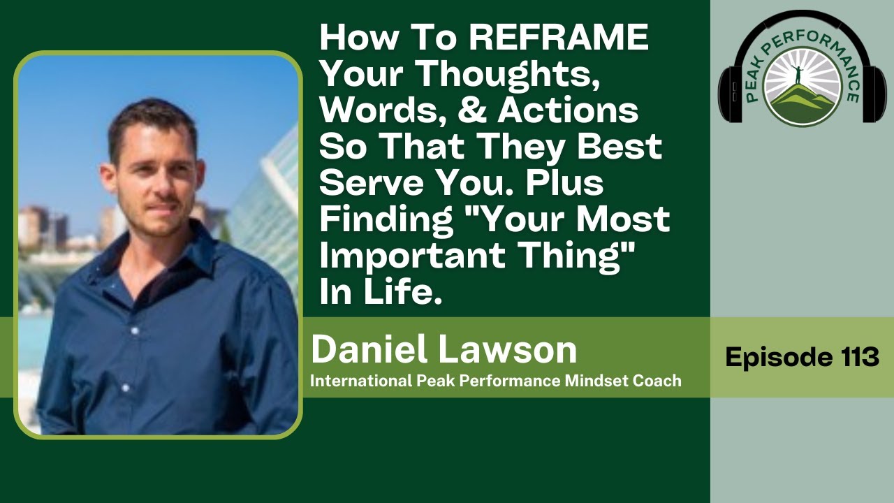 EPI 113: How To REFRAME Your Thoughts, Words, & Actions with Coach ...