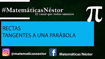 ¿Cómo encontrar la recta tangente de una función cuadratica?