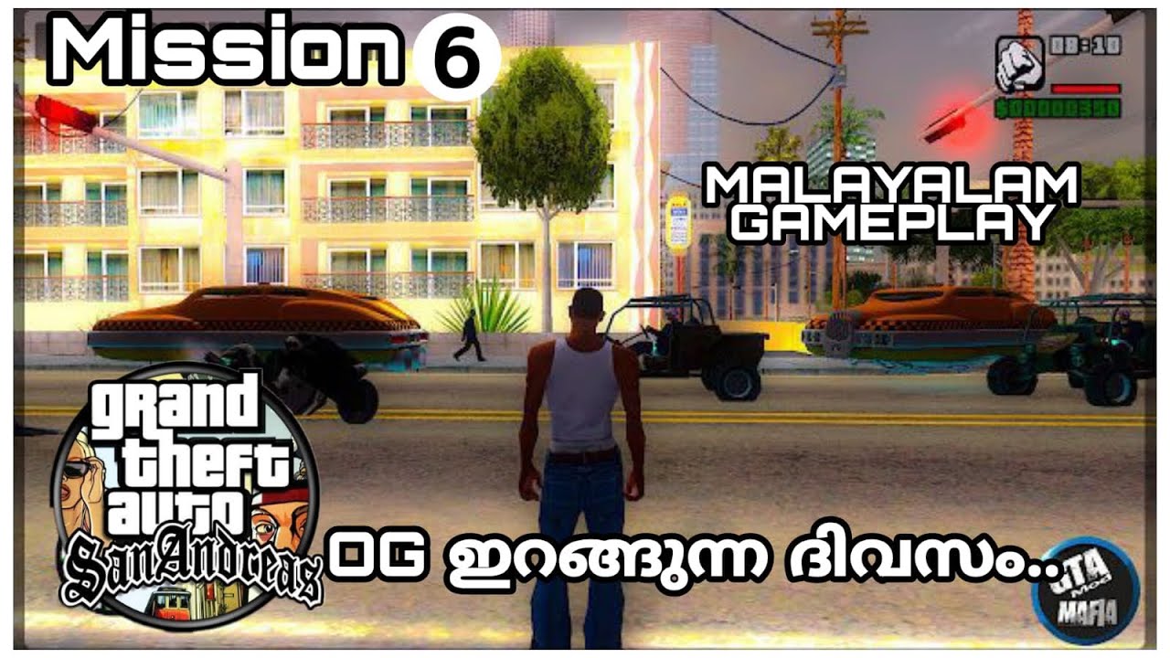 GTA SANANDREAS MALAYALAM GAMEPLAY | MISSION 6 | EFZEEKID GAMING