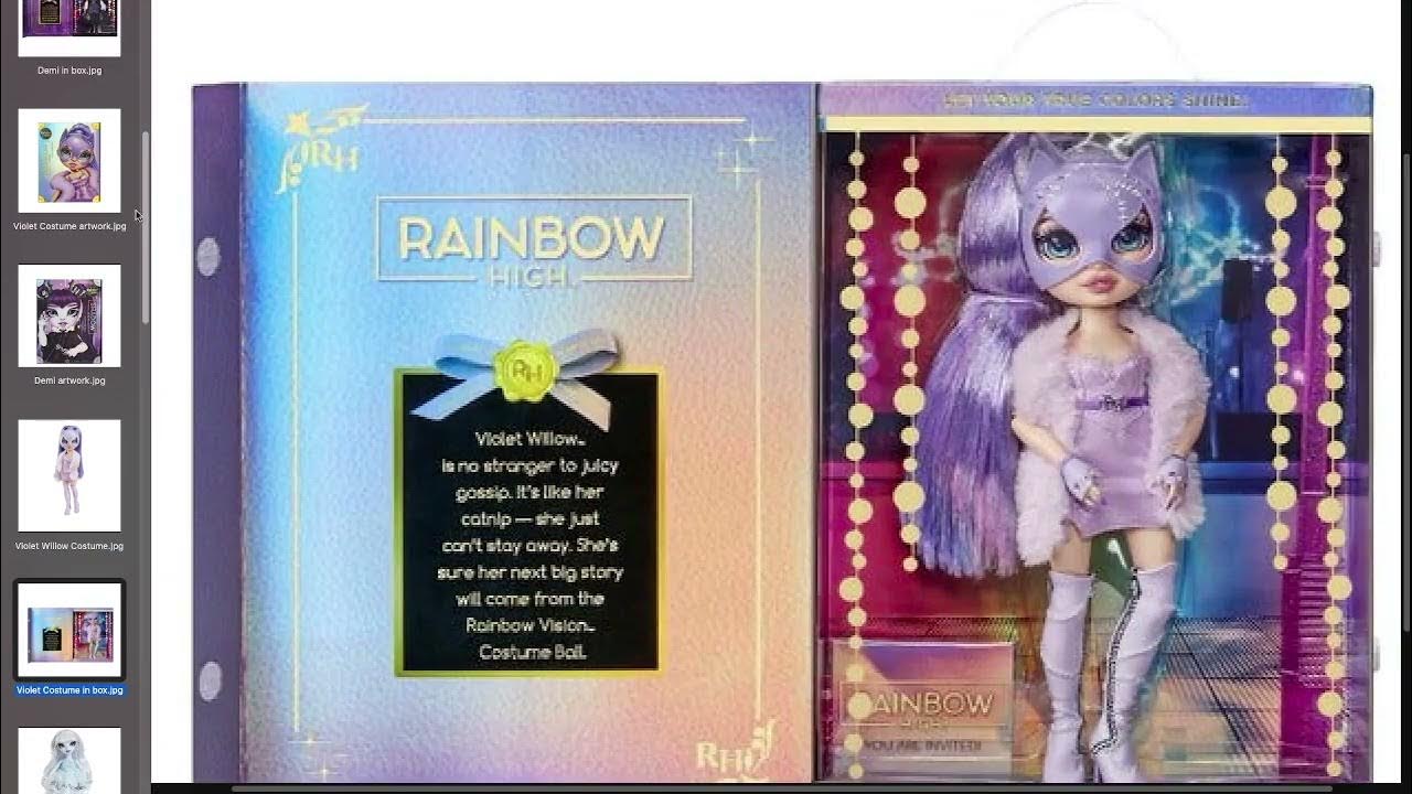 MGA L.O.L. Rainbow High Costume Ball Violet Willow