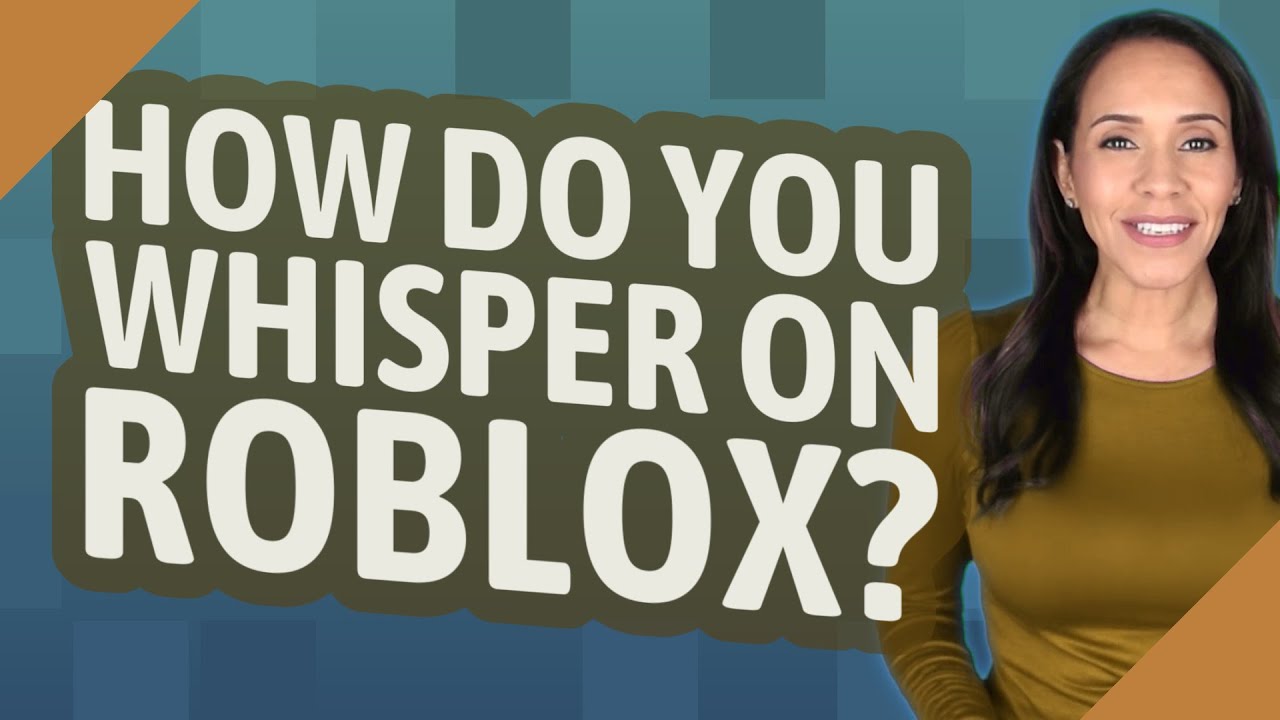 How Do You Whisper On Roblox Youtube - roblox does whisper work in this game