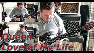 Queen - Love Of My Life - Guitar Solo Tutorial (Guitar Tab)