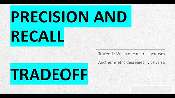 what is precision recall tradeoff | Precision/Recall Tradeoff in tamil | Classification metrics