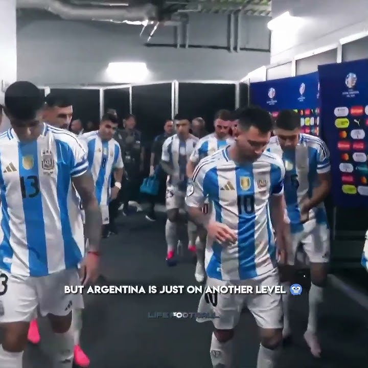 Argentina Is On Another Level For Being Cold🥶😈 #shorts #football #soccer