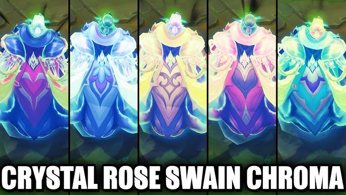 Crystal Rose Zyra Tiffany & Co ( Chroma Comparison ) - League of Legends 