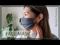 EASY FACE MASK tutorial from an old t-shirt! Reusable + beginner friendly DIY sewing