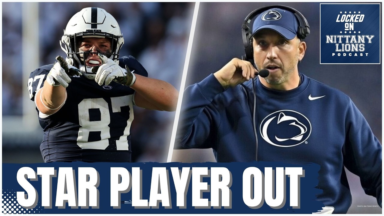 Penn State Football Star INJURED, Will Miss Spring Ball + Drew Allar IS a First Round Pick