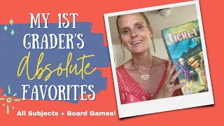 My First Grader's Favorites from our 23'-24' school year! #homeschool #firstgrade