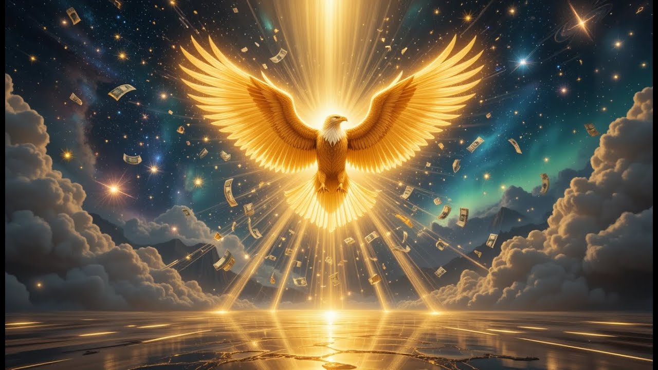 Golden Eagle of Light — 333 Hz Angelic Frequency Awakens Infinite Prosperity and Divine Power Flow
