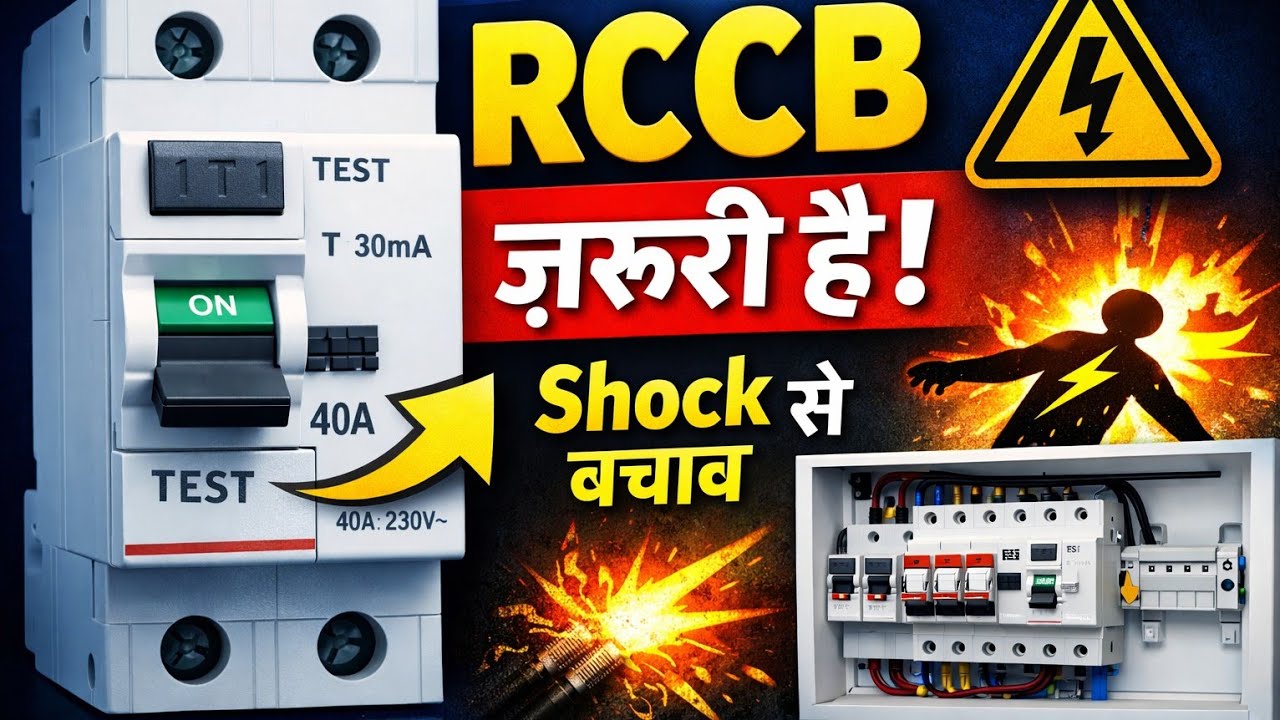 🚨 करंट से बचना है? | RCCB क्या है और कैसे काम करता है | Hindi