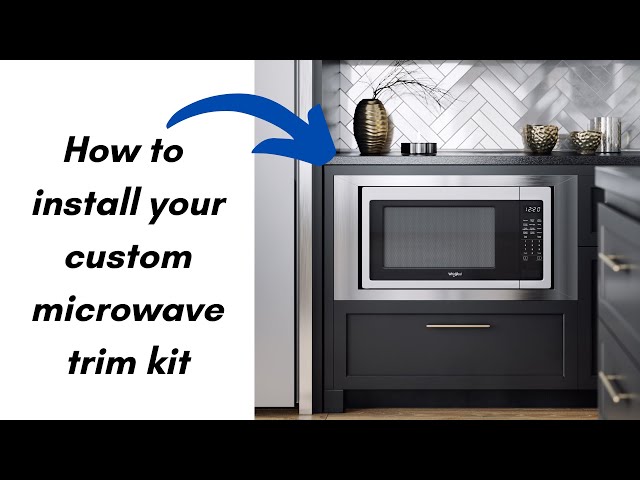 How to install a microwave frame in your kitchen - Emuca 