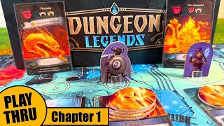 Solo Play of DUNGEON LEGENDS Board Game - Chapter 1 screenshot 4