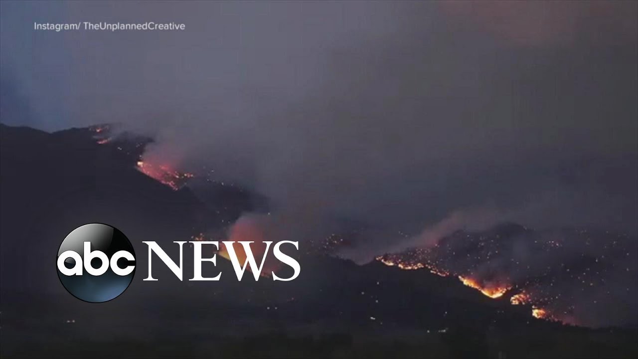 Fires continue to scorch thousands of acres out West - YouTube