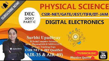 CSIR-NET PHYSICAL SCIENCE DEC-2017 DETAILED SOLUTION- PART-C DIGITAL ELECTRONICS