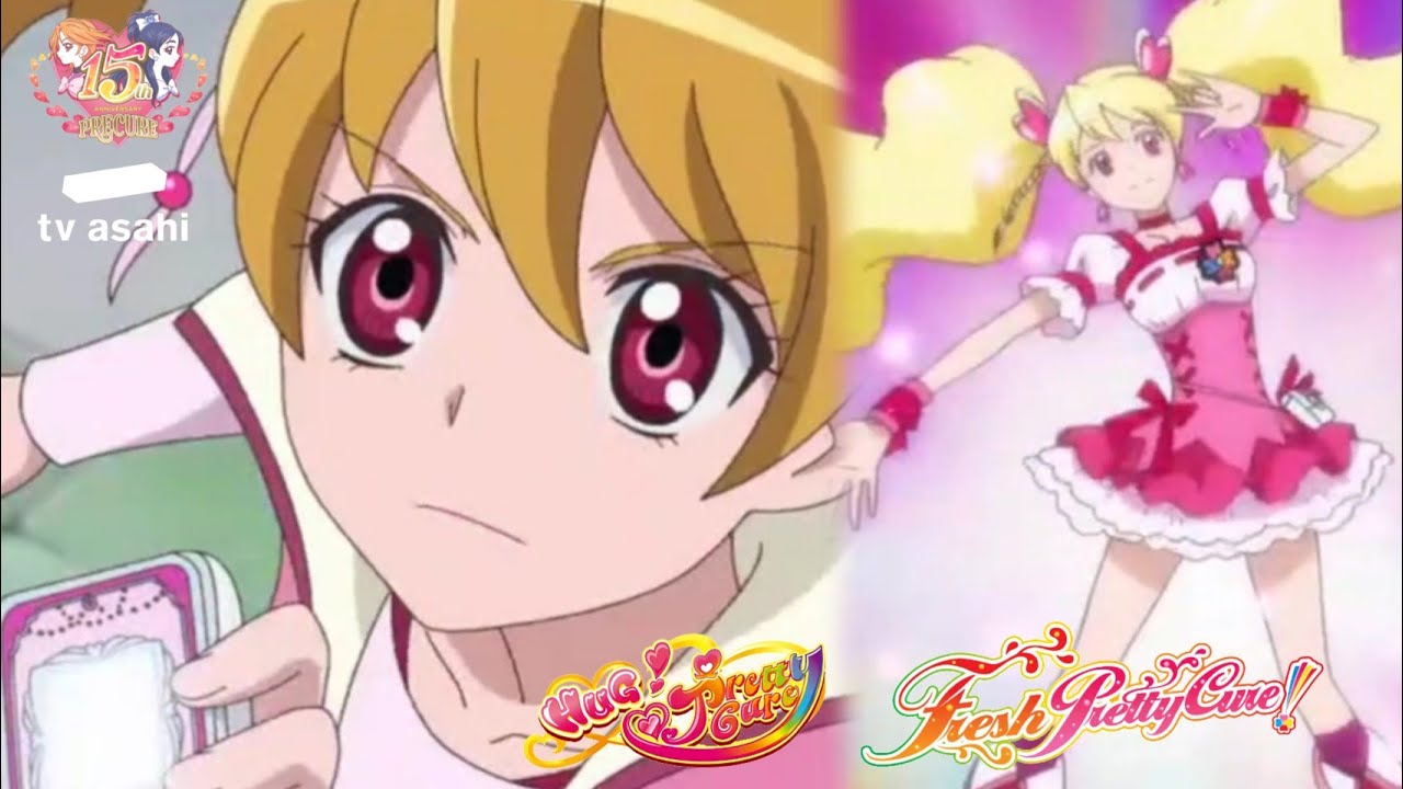 Love Momozono Becomes Cure Peach at Hug! Pretty Cure (2018)