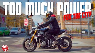 What a WASTE of money for the city | 2022 Triumph Speed Triple 1200 RS City Test