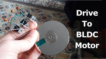How to drive old hard drive BLDC Motor | Irfz44N Mosfet
