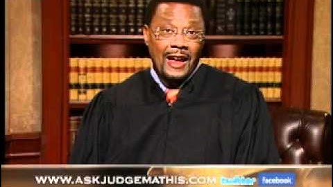 Ask Judge Mathis - October 24, 2011