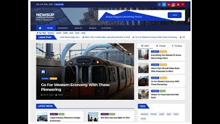 ✅ NEWSUP ➡️ Plantilla Wordpress GRATUITA Revista, periódico, noticias screenshot 5