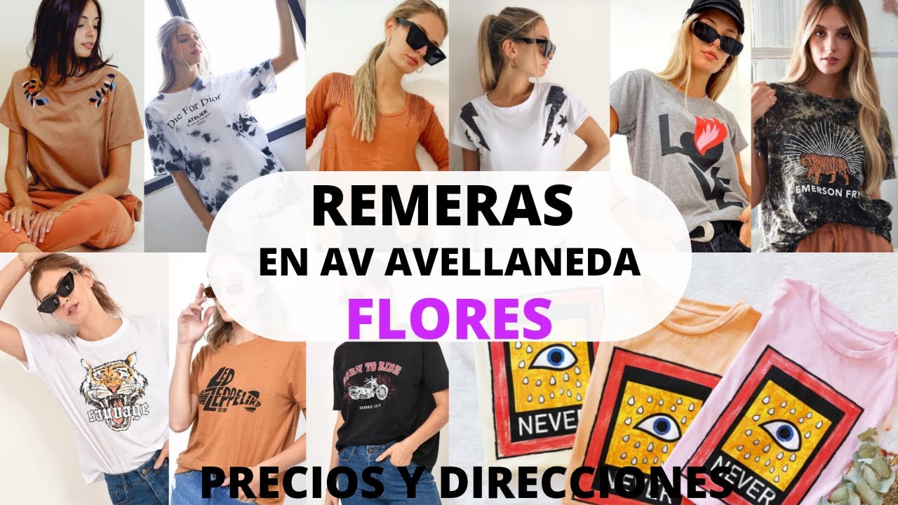 REMERAS y en AV FLORES/ comprar/ Precios y direcciones/ - YouTube