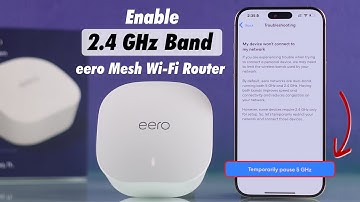 How to Enable 2.4 GHz Band on Eero WiFi System! [Pause 5GHz]