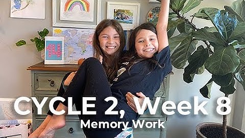 Cycle 2, Week 8 Classical Conversations  Memory Work