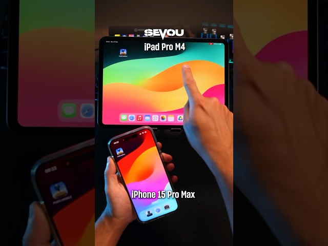 iPad Pro M4 vs iPhone 15 Pro Max? 🤔 #levinho #sevou #pubgm #pubgmobile #bgmi #ultimatesilver class=