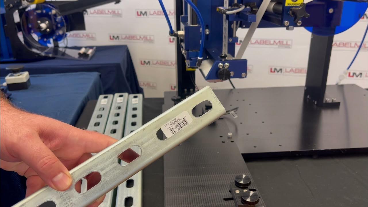 LabelMill, LM4005 TableTop Tamp Label Applicator System YouTube
