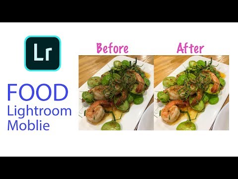 แต่งรูปอาหาร ด้วย Adobe Lightroom Mobile