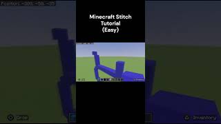 Minecraft Stitch Tutorial #minecraft #minecraftshorts #youtubeshorts #minecraftbuilding