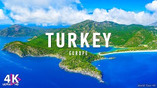 FLYING OVER TURKEY (4K UHD)  Relaxing Music Along With Beautiful Nature Videos(4K Video HD)