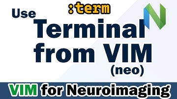Set up Neovim and Use terminal | VIM tutorial for Neuroimaging & Bioinformatics | part 5