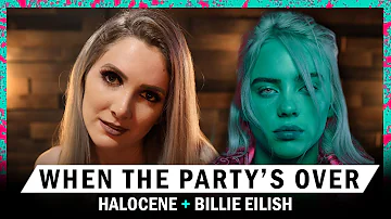 Billie Eilish - When The Party's Over - Rock/metal cover by Halocene