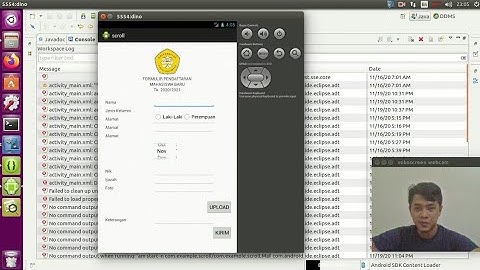 proses pembuatan scroll view aplikasi di eclipse