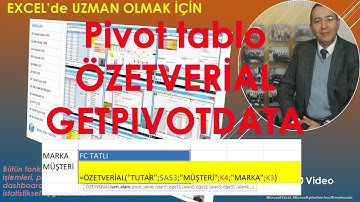 Excel Pivot Tablodan Veri Alma - ÖZETVERİAL / GETPOVOTDATA
