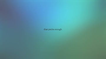 "You Are Enough" by Sleeping At Last (Lyric Video)