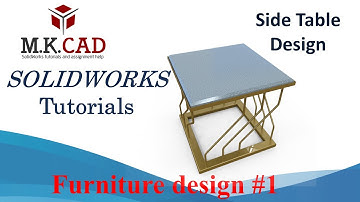 SolidWorks Weldments Tutorial: Modeling Side Tables for Bedroom